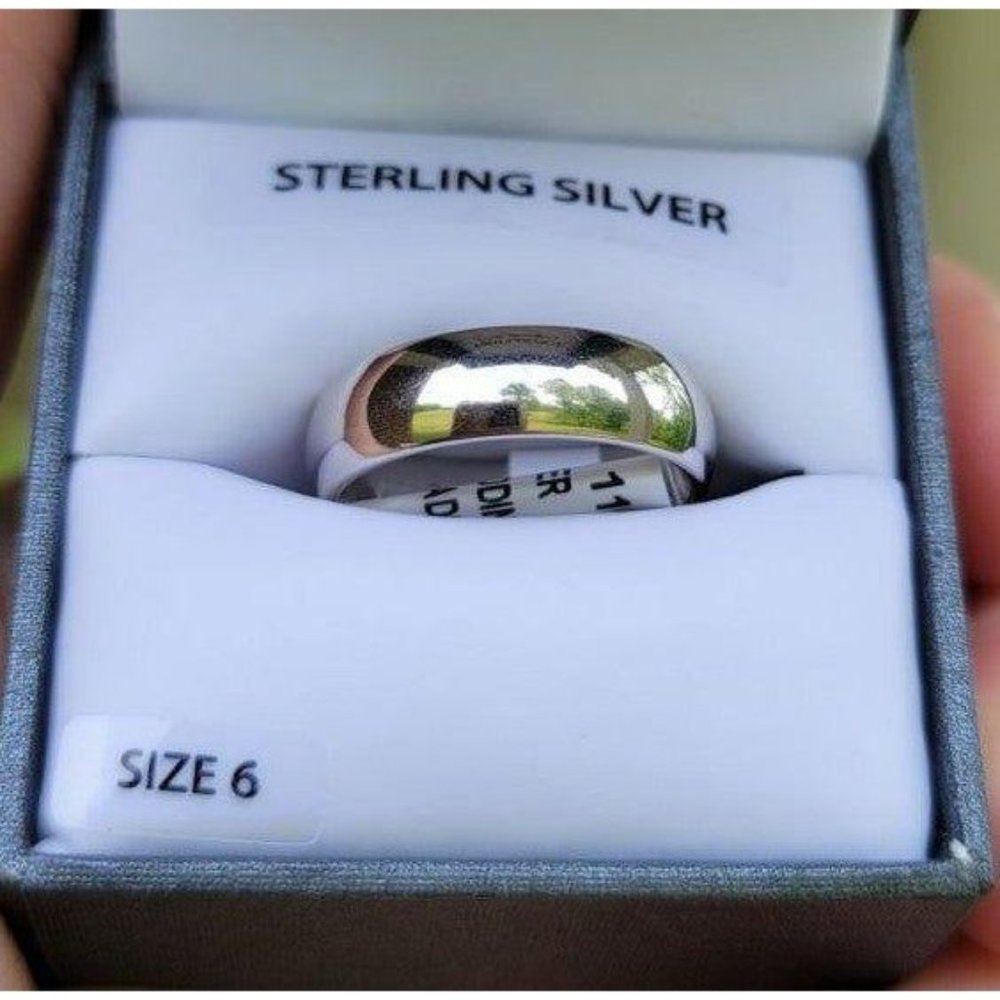 925 Solid Sterling Silver Band